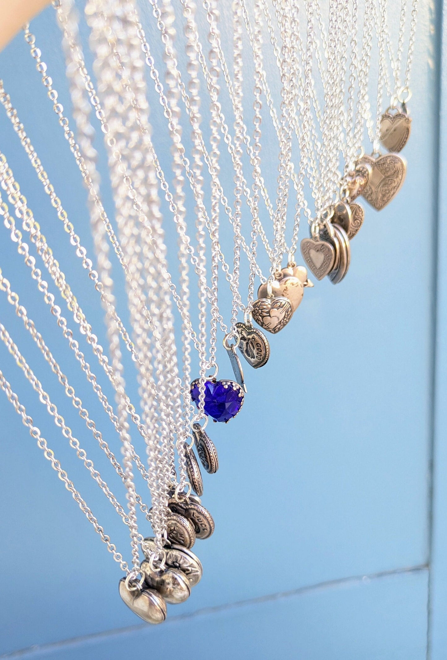 Vintage Heart Pendant Necklace