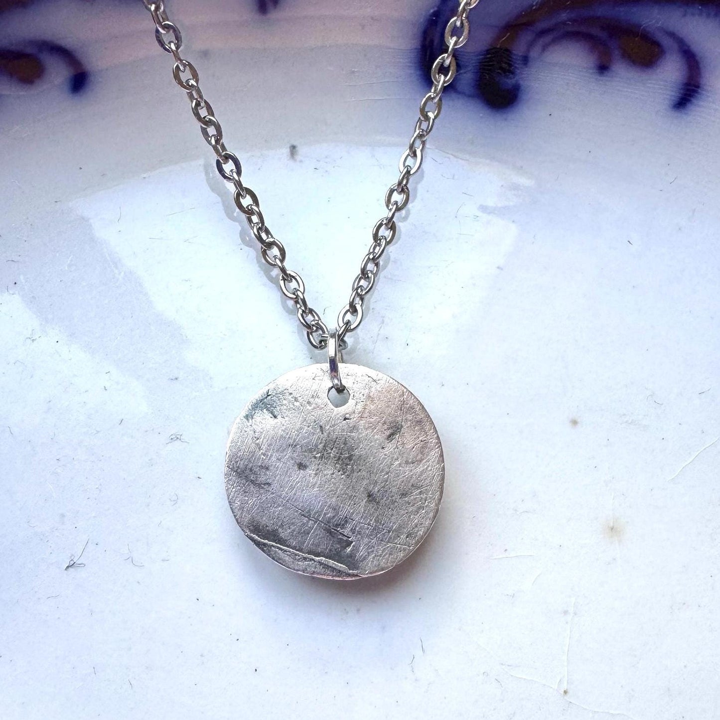 Handmade Silver Dachshund Dog Pendant Necklace