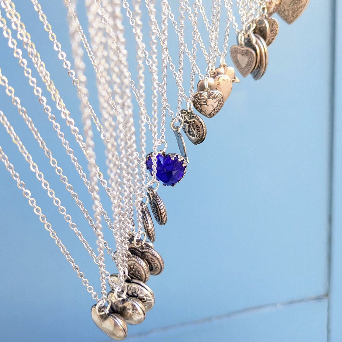Vintage Heart Pendant Necklace