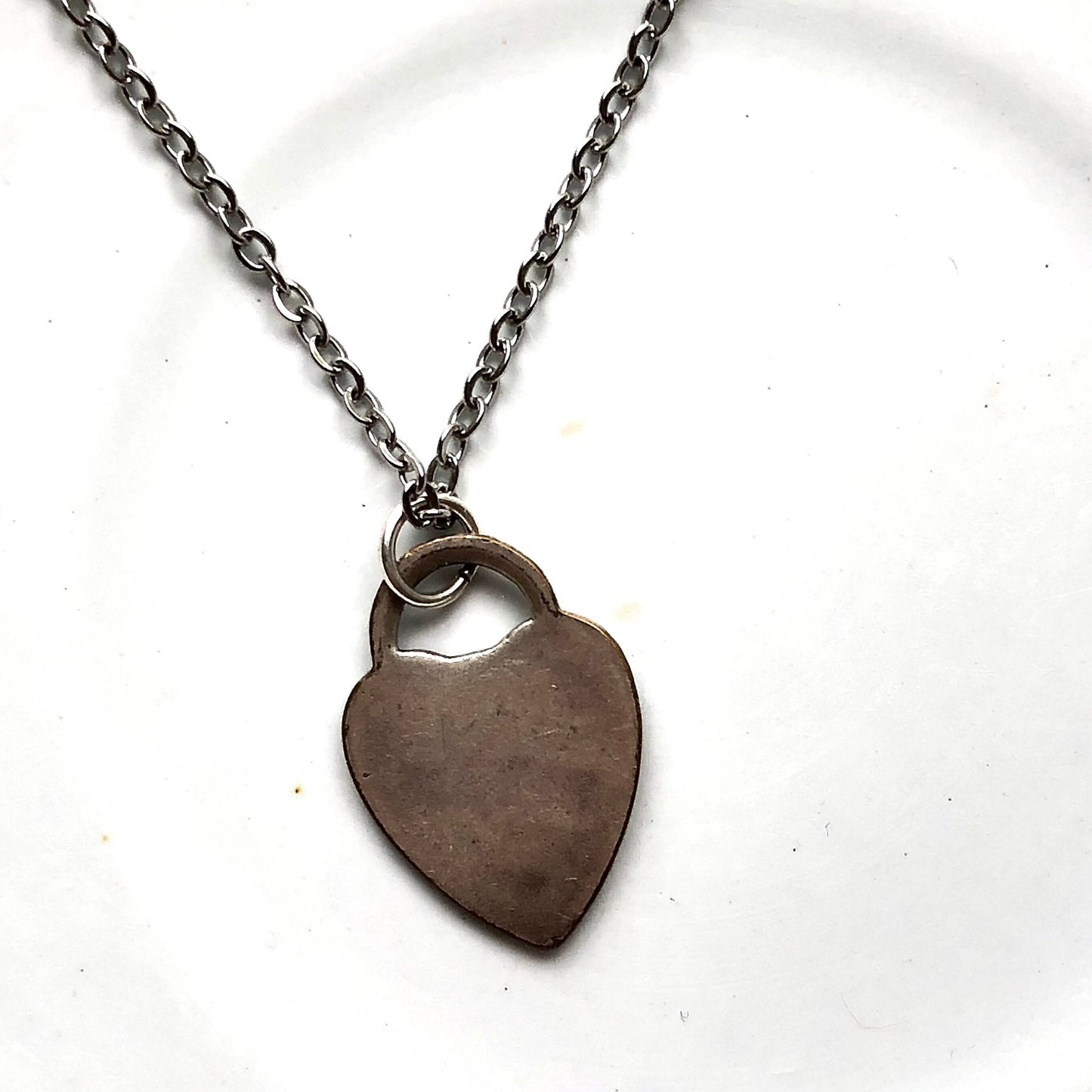 Vintage Heart Pendant Necklace