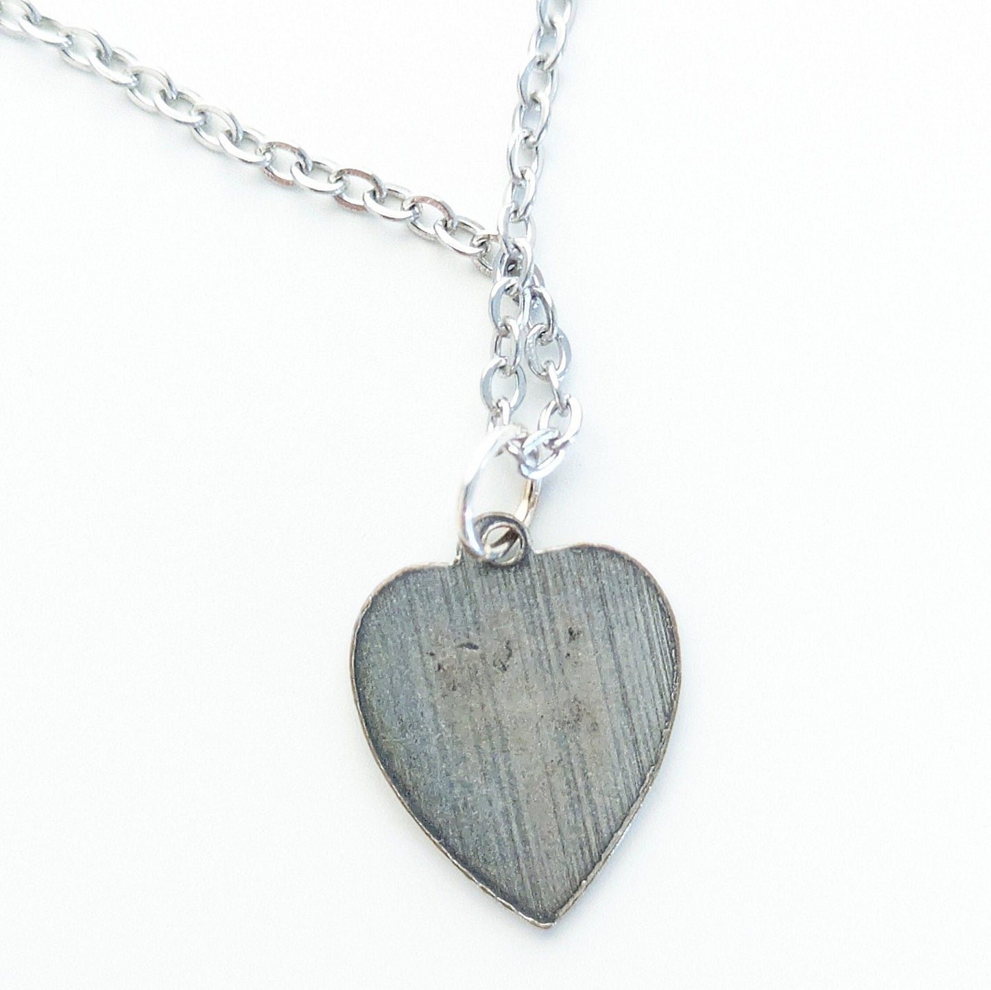 Vintage Heart Pendant Necklace - small